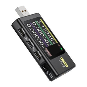 FNIRSI FNB58 USB-portitesteri, musta