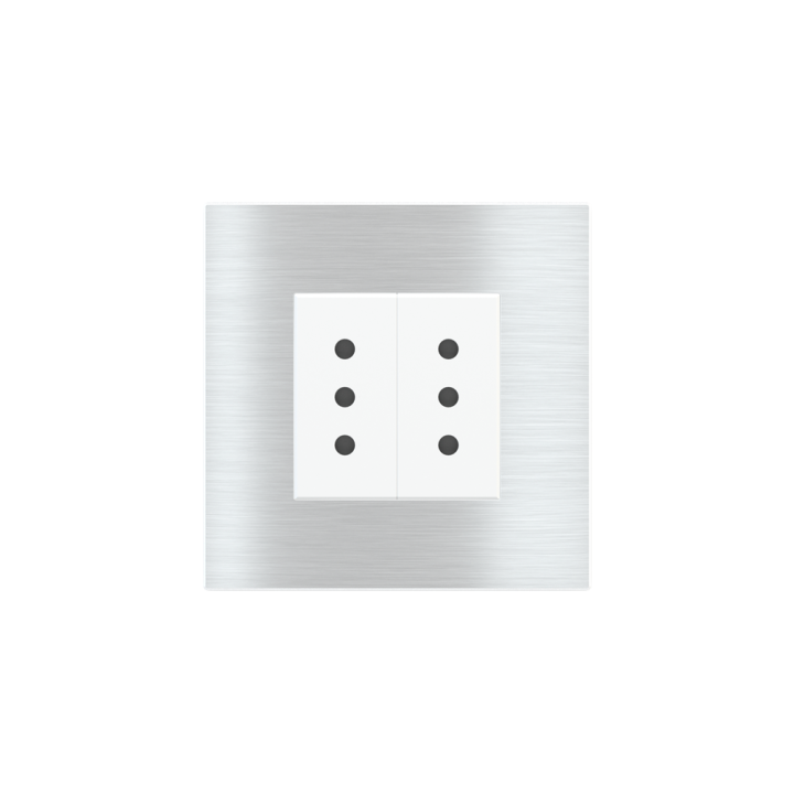 Ekinex plāksne 20venti 87x87 mm metāls EK-DQP-GBQ