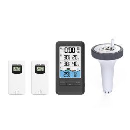 Immax NEO LITE Smart baseina temperatūras sensors + 2x iekštelpu temperatūras un mitruma sensors