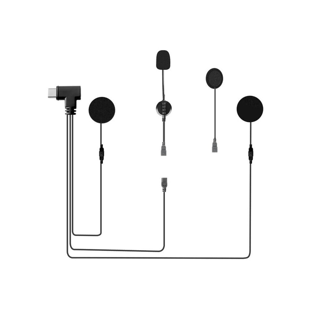 Tyypin C kuulokkeet moottoripyorakyparaan MS8 EJEAS HIFI-M3 intercomille