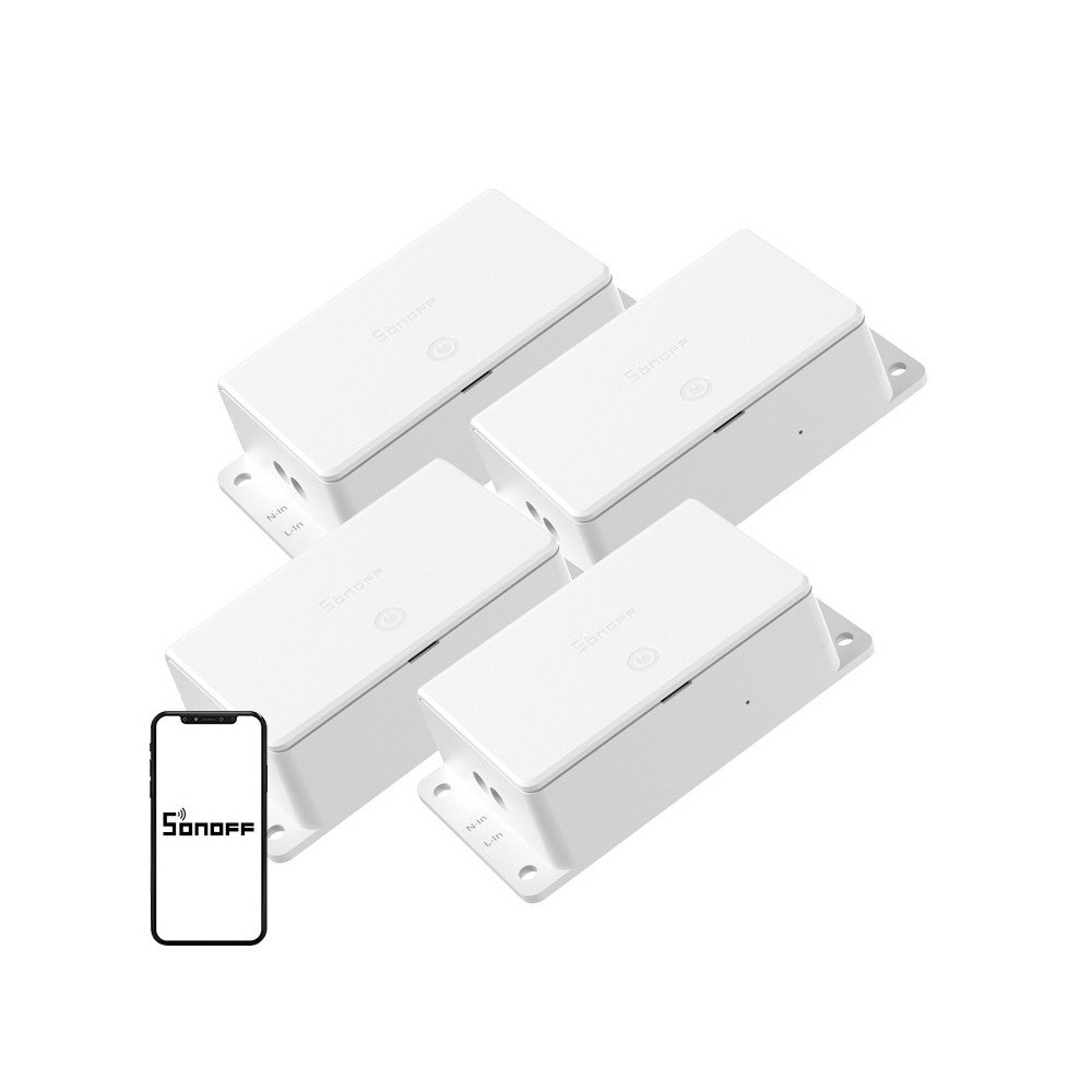 SONOFF Basic R5 Gen5 Wi-Fi Matter 10A sledzis, 4 iepakojumi