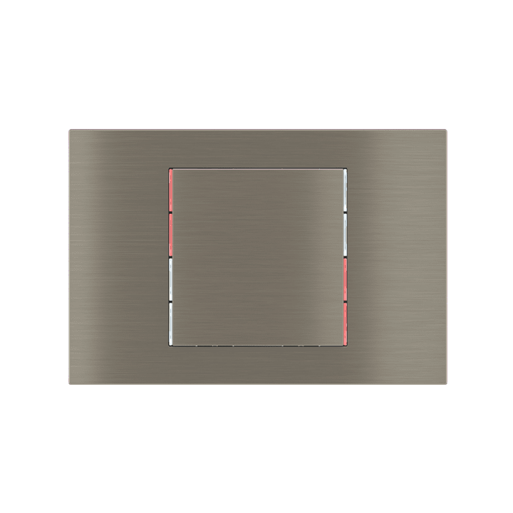 kit 1 rocker 71 serie Square (60X60) Metal Nickel