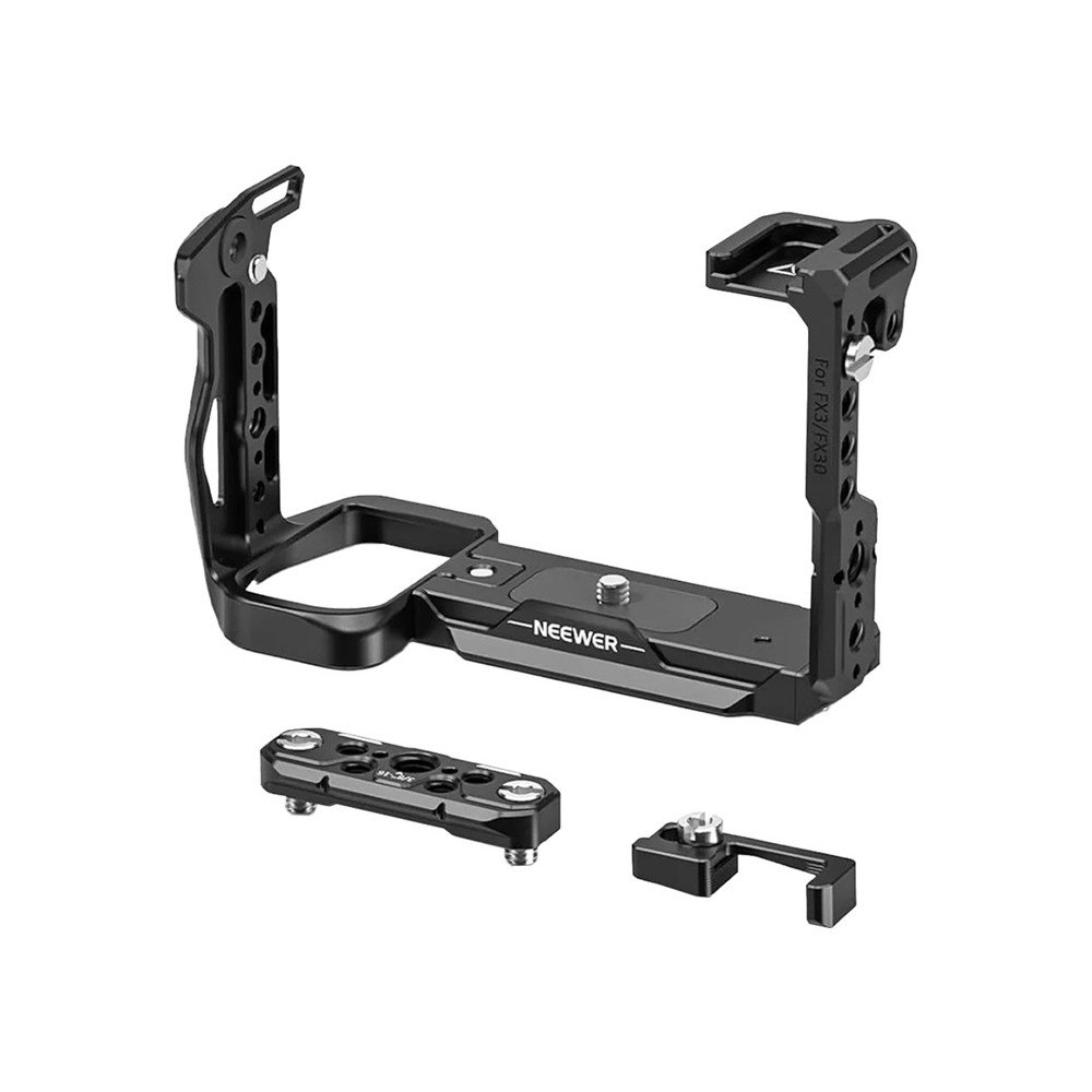 Kameros deklas su HDMI kabelio spaustuku, skirtas Sony FX3/FX30 NEEWER CA011