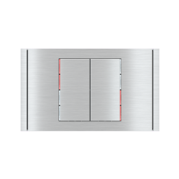 kit 2 rockers 71 serie vertical rectangular (30X60) Metal Alluminium
