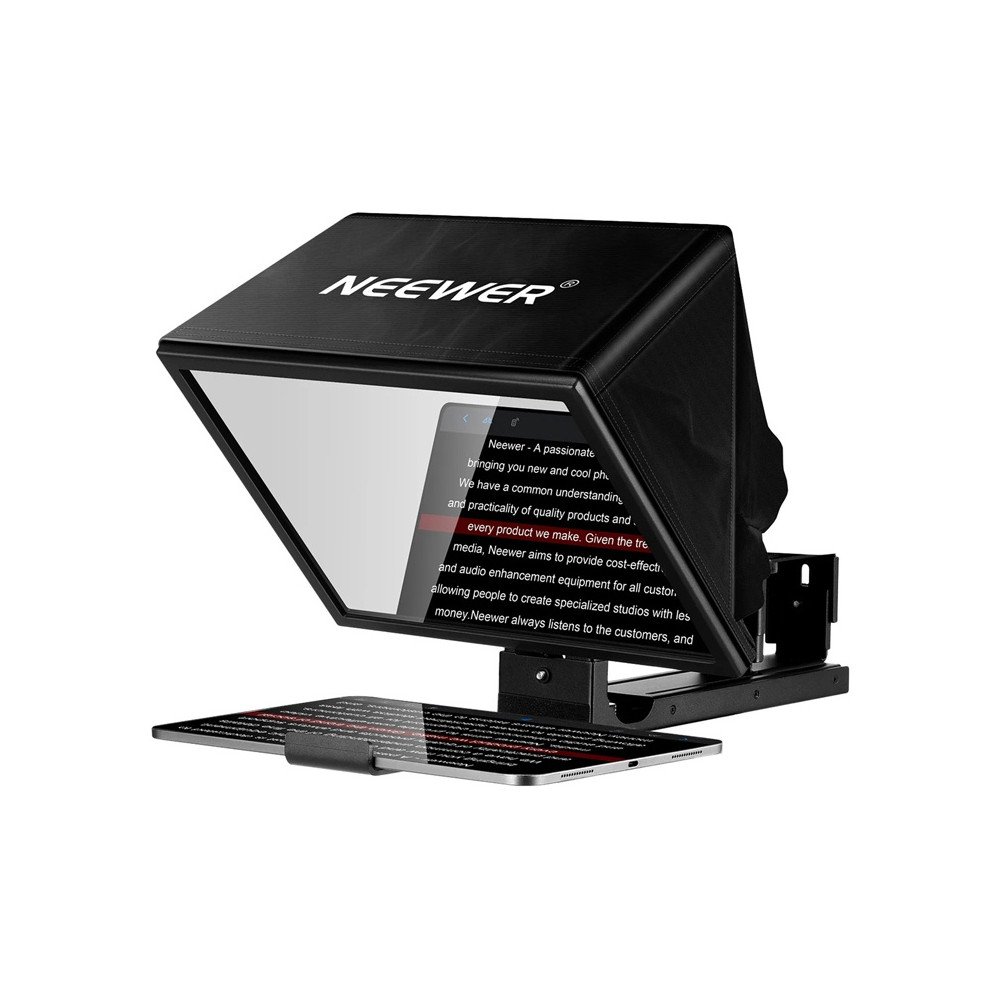 NEEWER BASICS X12B 12" Aluminum Alloy Adjustable Teleprompter