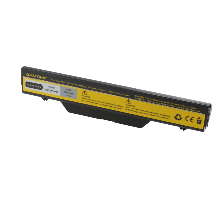 Patona PT2166 Battery for HP ProBook 4510S 6600mAh 14.8V Li-Ion