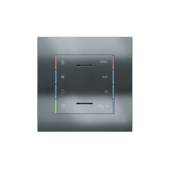 Ekinex накладка 71 60x60 mm черный металл EK-T1Q-CBM-ET2