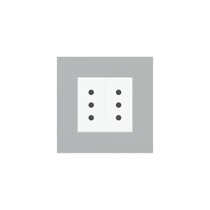 Ekinex plāksne Form/Flank/NF 80x80 mm pelēks Fenix NTM EK-PQP-FGE