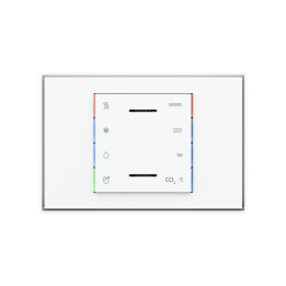 Ekinex plāksne FF 86x86 mm Pure white plastmasa EK-FOQ-GAR