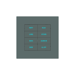 Square Plate Surface (71/20Venti) (98x98) 1 window (60x60) Fenix NTM Green Commodore