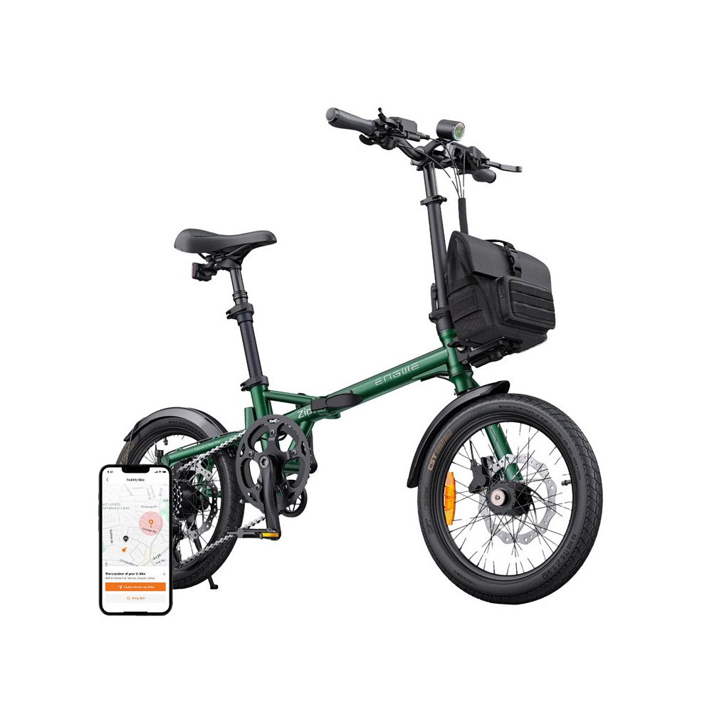 ENGWE ZIP 250W 16" elektriskais velosipeds (zals)