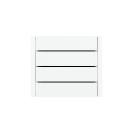 Ekinex накладка Form/Flank/NF 80x20 mm Pure white пластик EK-TRO-GAR