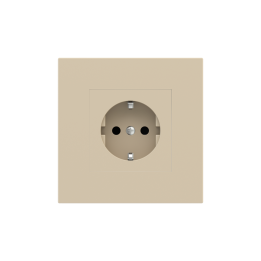 Ekinex plāksne 20venti 98x98 mm bēšs Fenix NTM EK-SQG-FBL