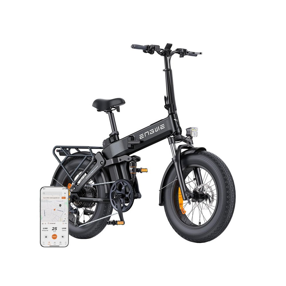 ENGWE PRO 3.0 BOOST 250 W 20 collu elektriskais velosipeds (melns)