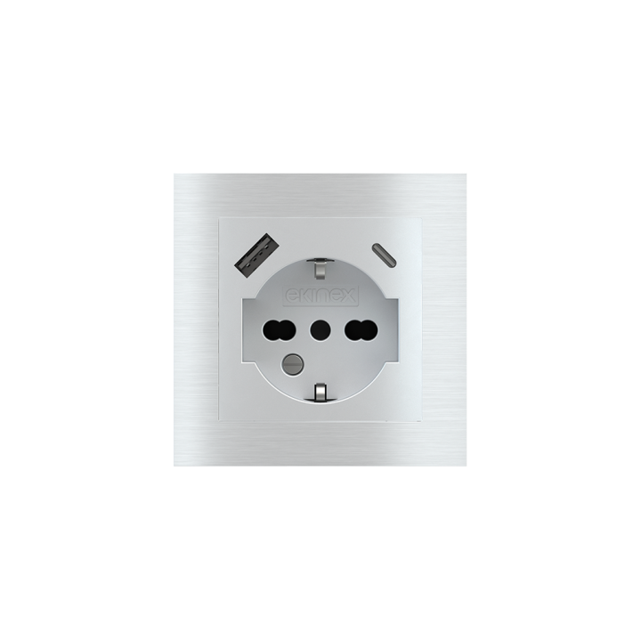 Ekinex накладка Form/Flank/NF 80x80 mm металл EK-PQG-GBQ