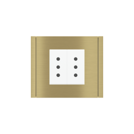 Ekinex plāksne Form/Flank/NF 80x80 mm misiņš metāls EK-PQP-GBB
