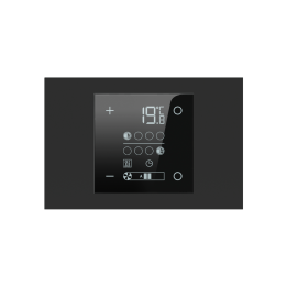 Rectangular Plate 71 (Form/Flank/NF) (80x121) 1 window (60x60) Fenix NTM Black Ingo