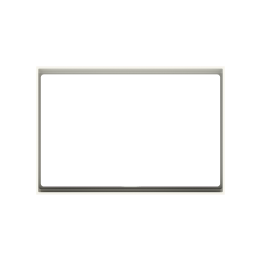 Rectangular Frame FF Form (86x126) White Plastic