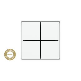 kit 4 rockers FF (Form/Flank/NF) Square (40x40) White Plastic