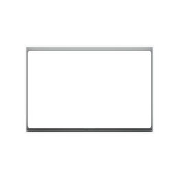 Rectangular Frame FF Form (86x126) Pure white Plastic