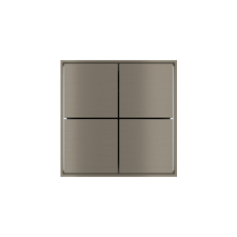 Kit 4 rockers FF (Form/Flank/NF) Square (40x40) Metal Nickel