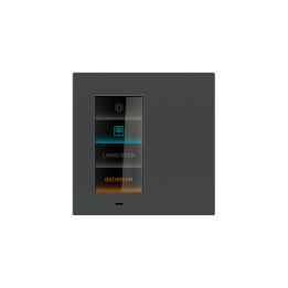 Signum square plate Deep Fenix NTM Grey Bromine