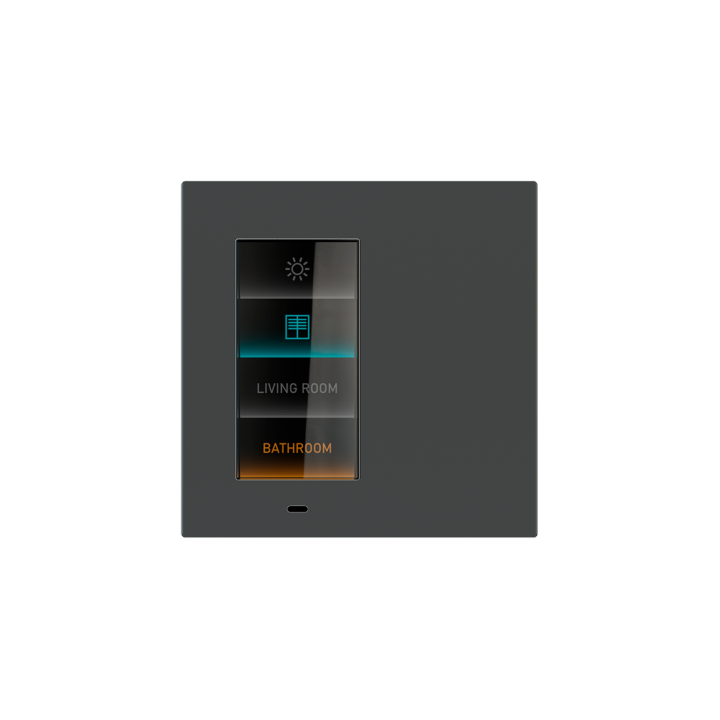 Signum square plate Deep Fenix NTM Grey Bromine