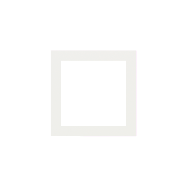 Ekinex plāksne Form/Flank/NF 80x80 mm White Malè Fenix NTM EK-PQS-FBM