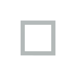 Square Plate 71 (Form/Flank/NF) (80x80) 1 window (60x60) Fenix NTM Grey Ephesus