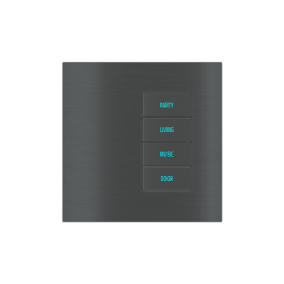 4-rockers configurations' keypad with backlited text/symbols, proximity sensor, mounting right