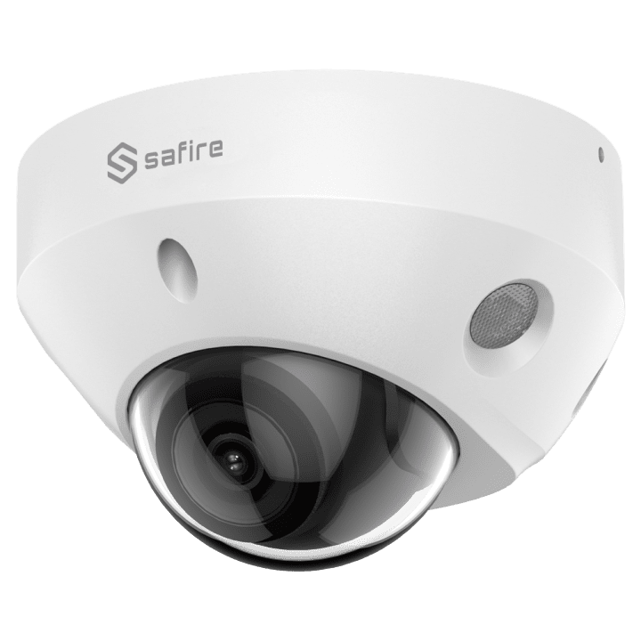 SAFIRE SF-IPD811WA-8U-AI2 8MP 4K Dome IP Camera with PoE, Wi-Fi, IP67, AI Analytics