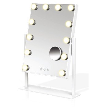 LED-poytakosmetiikkapeili Immax MUST HAVE suurennuspeililla 12W, CCT