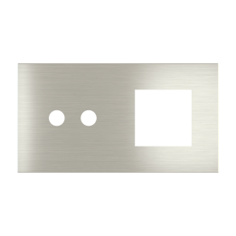 Ekinex plāksne Proxima 45x45 mm metāls EK-P2A-2P-SSB