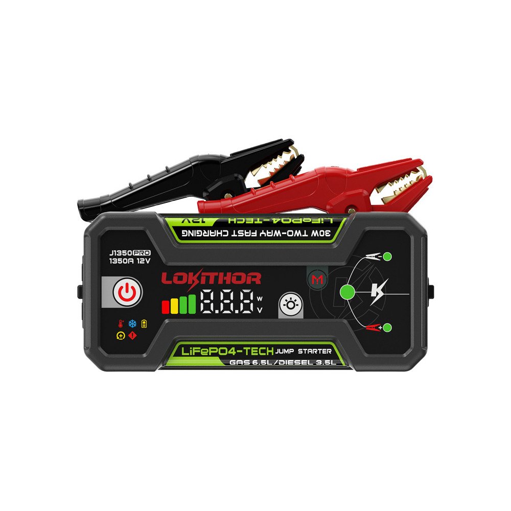 LOKITHOR J1350 Pro 25,6 Wh:n kaynnistin