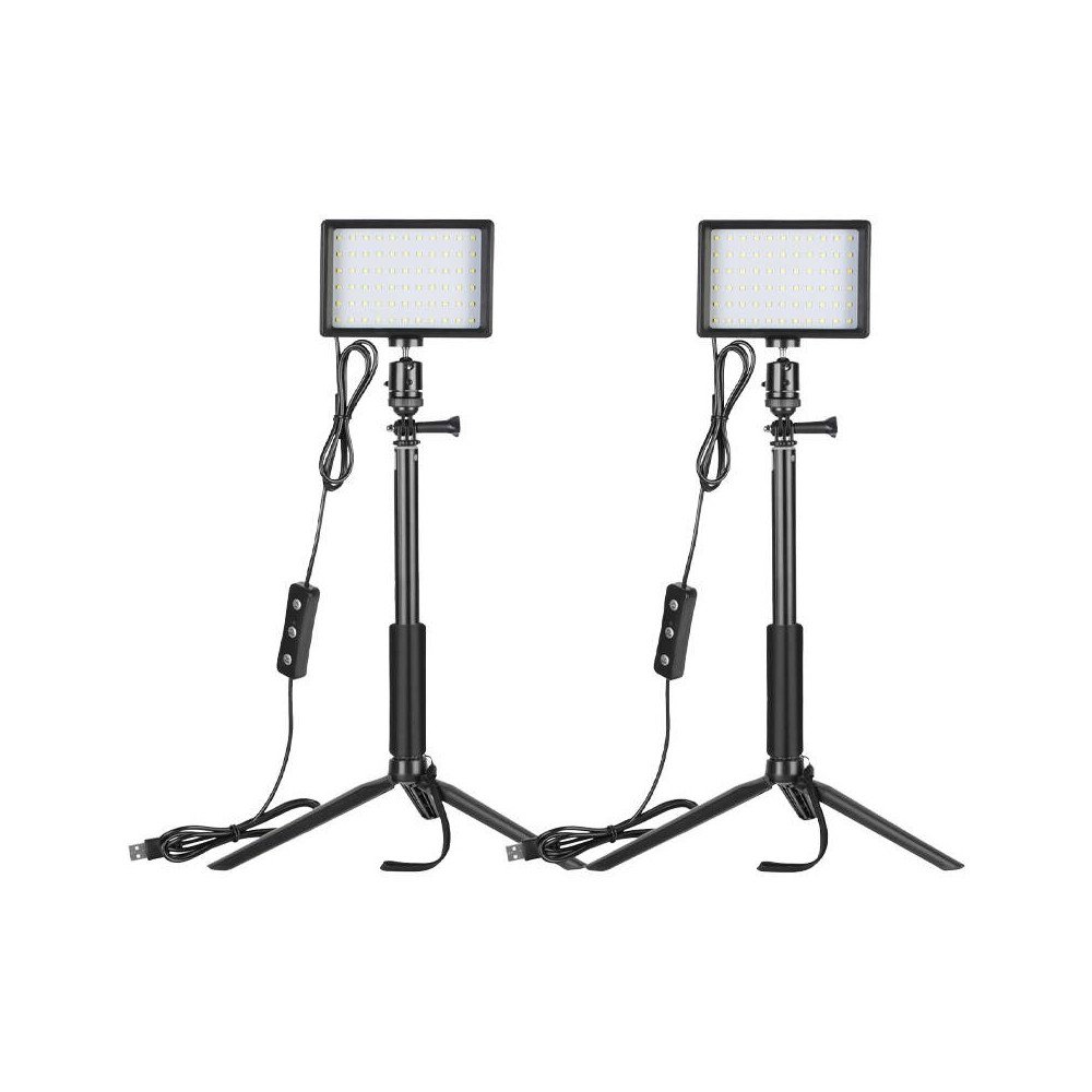 Kit Neewer ZC-10S two lamps LED + filters + tripods