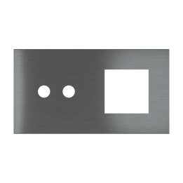 Ekinex plāksne Proxima 45x45 mm metāls EK-P2A-2P-SBV
