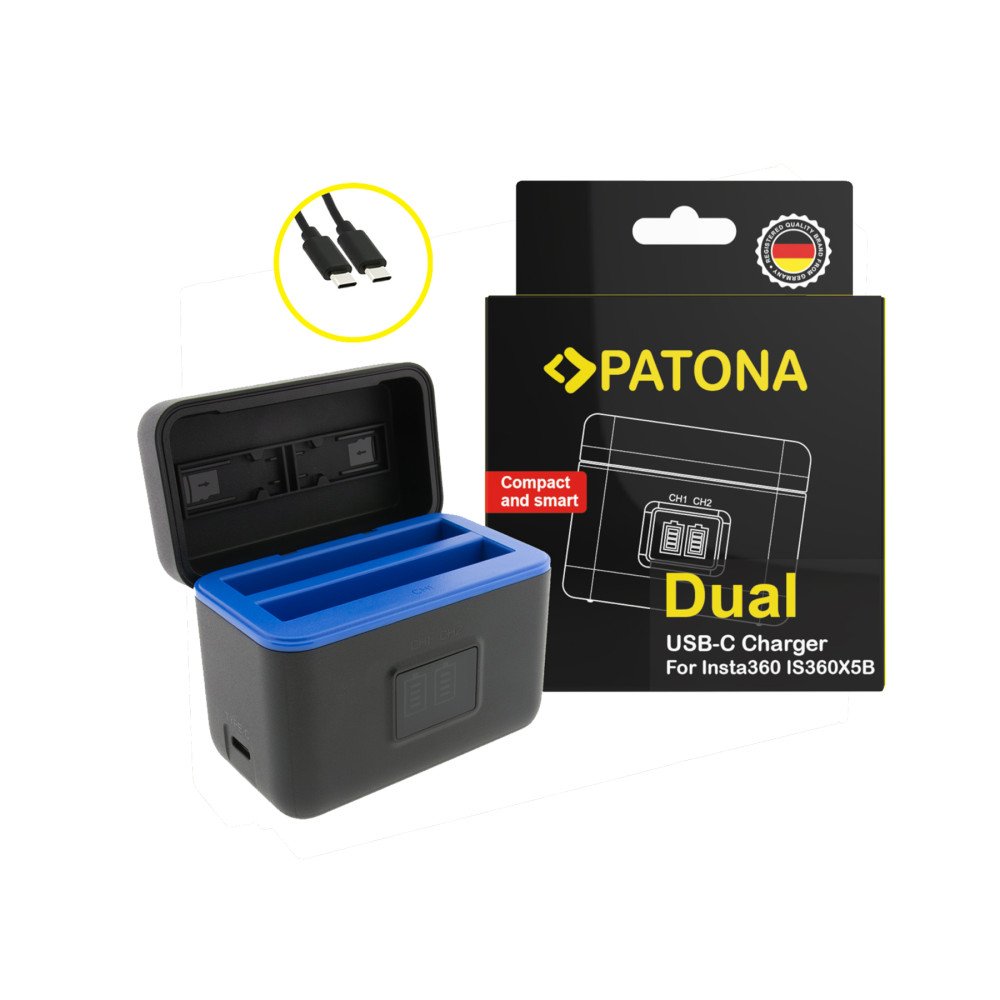 Dual pro INSTA360 X5 USB-C
