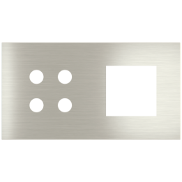Ekinex plāksne Proxima 45x45 mm metāls EK-P2A-4P-SSB