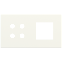 Ekinex plāksne Proxima 45x45 mm balts metāls EK-P2A-4P-LAA