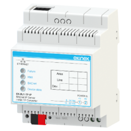 Gateway BACnet IP server - KNX TP - KNX Compatible