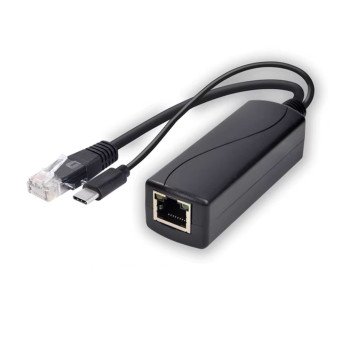 SMLIGHT PoE splitter 100Mb Ethernet + USB-C/DC