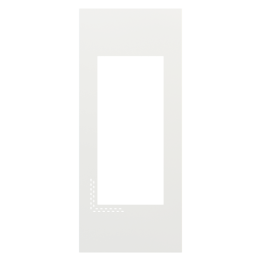 Frame no-screw for flush mounting Dico Metal White