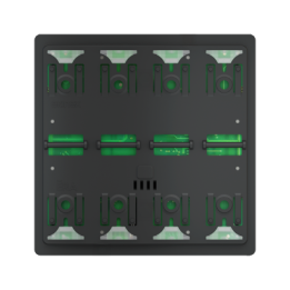 KNX pushbutton with thermostat and humidity sensor ERA series RBG LED
