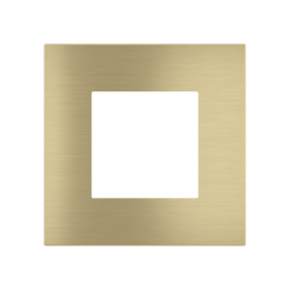 Square magnetic plate (45x45 mm window) Proxima series Metal Brass