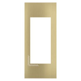 Frame no-screw for flush mounting Dico Metal Brass