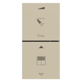 Kit 2 rockers FF square (40x40) for EF2 Fenix NTM Beige Luxor