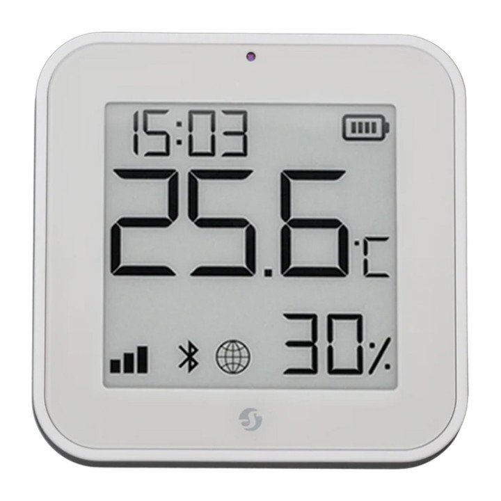 Shelly BLU H&T Display ZB Temperature and Humidity Sensor (White)
