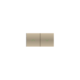 Kit 1 20Venti rectangular rocker for adjustments finish Fenix NTM Beige Luxor
