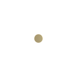Kit of 1 round button Proxima series Metal Brass
