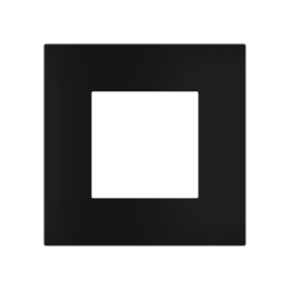 Ekinex plāksne Proxima 45x45 mm melns metāls EK-PQA-P-LAE